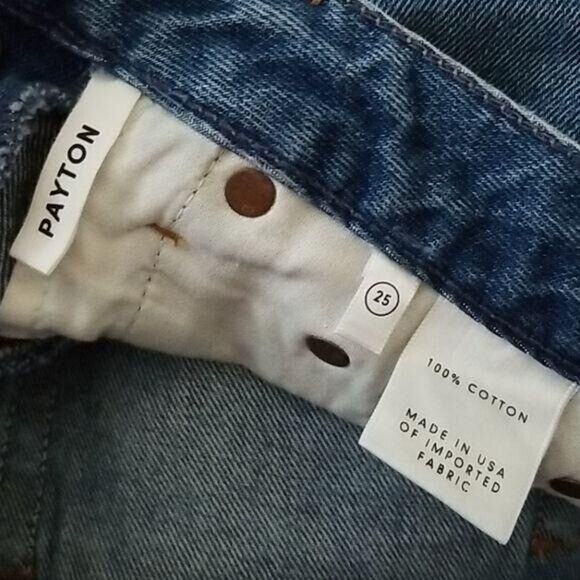 GRLFRND Payton Cross Over Cotton Denim High Rise Mini Skirt NEW Women's 25 - Picture 5 of 8